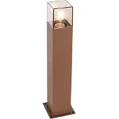 QAZQA Industriel udendørs gulvlampe rustbrun 50 cm IP44 - Danmark