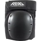 REKD RAMP KNEE PADS Black | Påverkningsbeständiga tunga neoprenkuddar | Ställ in W justerbara remmar andningsbara materialchockabsorption | Unik