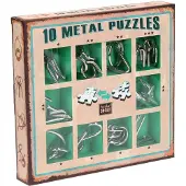 Eureka Metalpuslespil 10 dele Green set