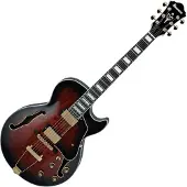 Ibanez AG95QA Artcore Expressionist Dark Brown Sunburst