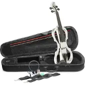 Stagg Shaped Electric Violin Package White