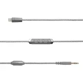 V-Moda Speakeasy DAC/AMP Lightning Cable Grey