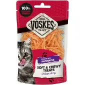Voskes kyllingefilet strips Soft & Chewy kattesnack (60g)