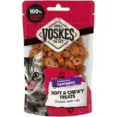 Voskes Soft & Chewy Sushi rolls kylling kattesnack (60g)