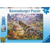Ravensburger Puslespil - 300 Brikker - Dinosaur World - - OneSize - Puslespil