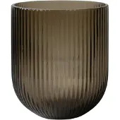 DBKD Simple Stripe glasvase brown Medium
