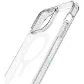 Itskins HYBRID_R // CLEAR - Bagsidecover til mobiltelefon - grov - MagSafe-kompatibel - MagSafe-kompatibilitet - 100 % genbrugt materiale - gennemsig