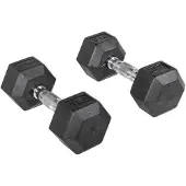 Olive Rubber Hex 9kg Håndvægt 2 Enheder