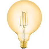 Eglo CONNECT-Z E27 LED G125 amberfarvet globepære med varmt hvidt lys
