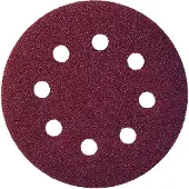 Klingspor SLIBPAPIRSKIVE 125 mm P120 8 huller VELCRO 5 stk.
