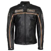 Helstons Daytona Læderjakke Sort/Beige M