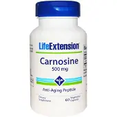 Life Extension , Carnosin, 500 mg, 60 Vegetariske Kapsler