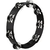 Meinl percussion HTT10BK Headliner Series Tour Tambourine 10 " - 2 r?kker sort