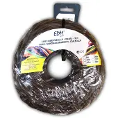 EDM Rulle Med Flettet Tekstilkabel 3x1 Mm 25 M