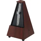 Wittner 2181 Plastic Metronome with Bell Mahogany