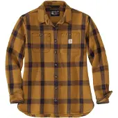 Carhartt Twill Plaid Loose Fit Skjorte Med Lange ærmer