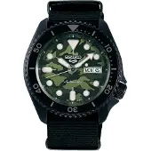 Seiko 5 Sports Herreur SRPJ37K1 Street Style Grøn/Tekstil Ø43 mm