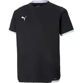 Puma teamLIGA Football Jersey Youth, Clothing, Black/White, 9-10Y