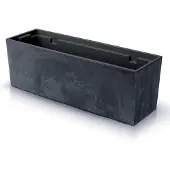 Prosperplast vazonas URBI CASE BETON EFFECT DUC600E - antracito spalvos