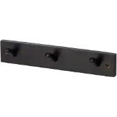 ERNST knagerække 3 knopper Sort