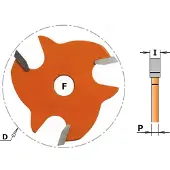 Cmt BLAD HM I=4.8 D=47.6 F=8
