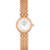 Tissot Dameur T058.009.33.111.00 T-Lady Lovely Hvid/Rosaguldtonet