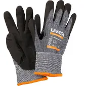 Uvex 60030, Fabrikshandsker, Anthracit, Grå, Voksen, Voksen, Unisex, 1 stk