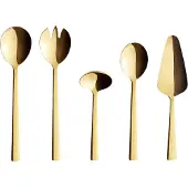Aida Raw serveringsbestik 5 dele Guld (blank)