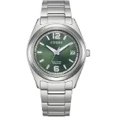 Citizen Dameur FE6151-82X Titanium Grøn/Titanium Ø34 mm