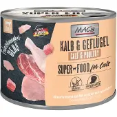 Mac'S Økonomipakke: 24 x 200 g Cat Feinschmecker - Kalv & Fjerkræ