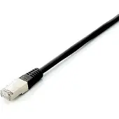 Equip 645693, 0,25 m, Cat6a, S/FTP (S-STP), RJ-45, RJ-45, Sort