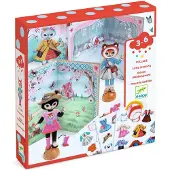 Djeco Kreasæt - Colage - Little Dressing - - OneSize - Kreasæt