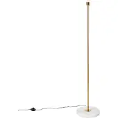 QAZQA Moderne gulvlampe messing - Kaso