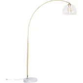 QAZQA Moderne buelampe messing med klart glas - Arc