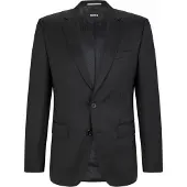 BOSS ONE Slim fit habitjakke i serge af ny uld