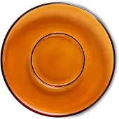 HK Living 70's glassware underkop Ø10,6 cm 4-pak Amber brown