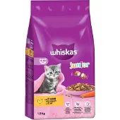 Whiskas Junior Kylling - 2 x 1,9 kg