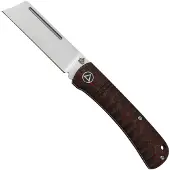 QSP Knife Hedgehog QS142-D, Red Carbon Fiber, slipjoint pocket knife