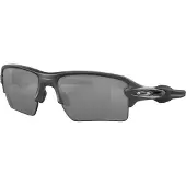 Oakley - Solbriller - Flak 2.0 XL Steel Prizm Black Polarized til Unisex - Sort
