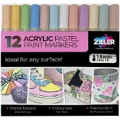 Zieler Paint Markers Pastel Fine Tusch