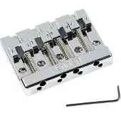 Fender HiMass 4 String Bass Bridge w/ Brass Saddles Chrome