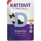 Kattovit | VitalCare | 85g pose - Fordøjelseskanal - Kylling 85g