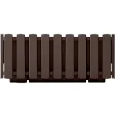 Prosperplast Gėlių vazonas Boardee Fencycase DDEF400-R222, rudas