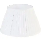 QAZQA Plisseret lampeskærm hvid 35/20 cm