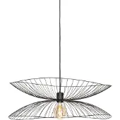 QAZQA Design pendellampe sort 66 cm - Pua
