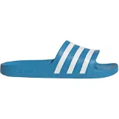 Adidas Pantoletter 'Adilette Aqua' azur / hvid