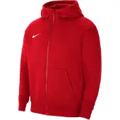 Nike Hættetrøje Fleece Park 20 - Rød/Hvid Børn, størrelse S: 128-137 cm