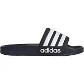Adidas Badesandal Adilette Shower - Navy/hvid, størrelse 38