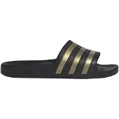 Adidas Pantoletter 'Adilette Aqua' lemon / sort