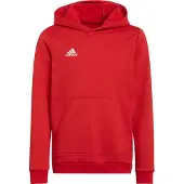 Adidas Hættetrøje Entrada 22 - Rød/Hvid Børn, størrelse 116 cm